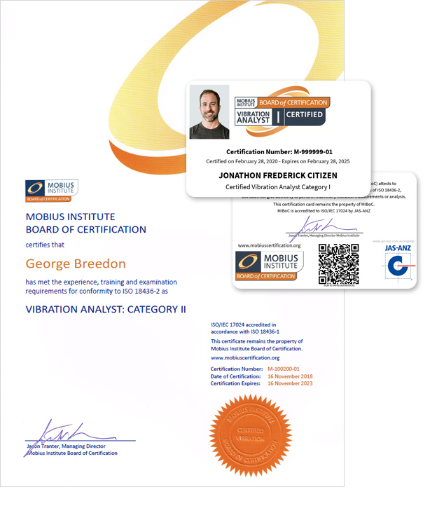 VCAT-I Vibration Analysis Level 1 Certification